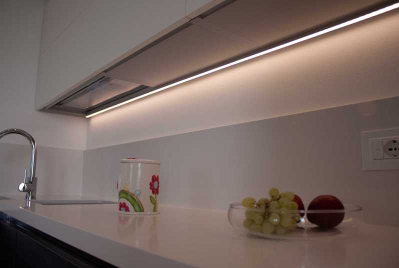 Iluminação Cozinha Americana Aeroporto - Iluminação para Armários de Cozinha