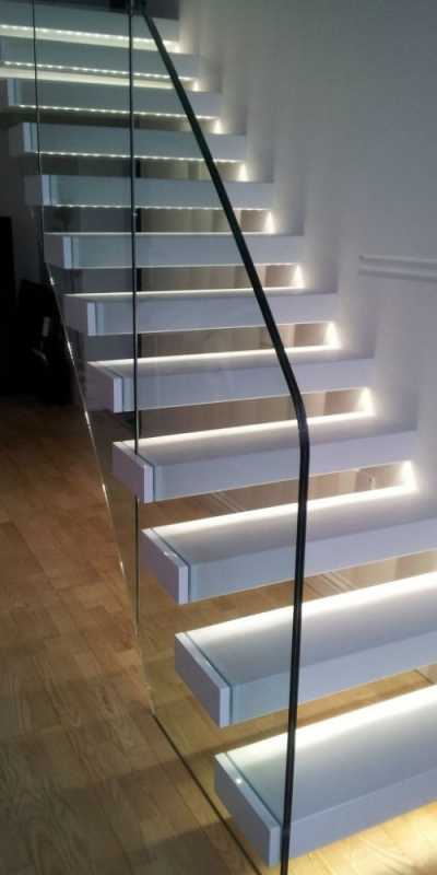 Iluminação de Escada com Led Valor Campo Belo - Iluminação Led Linear