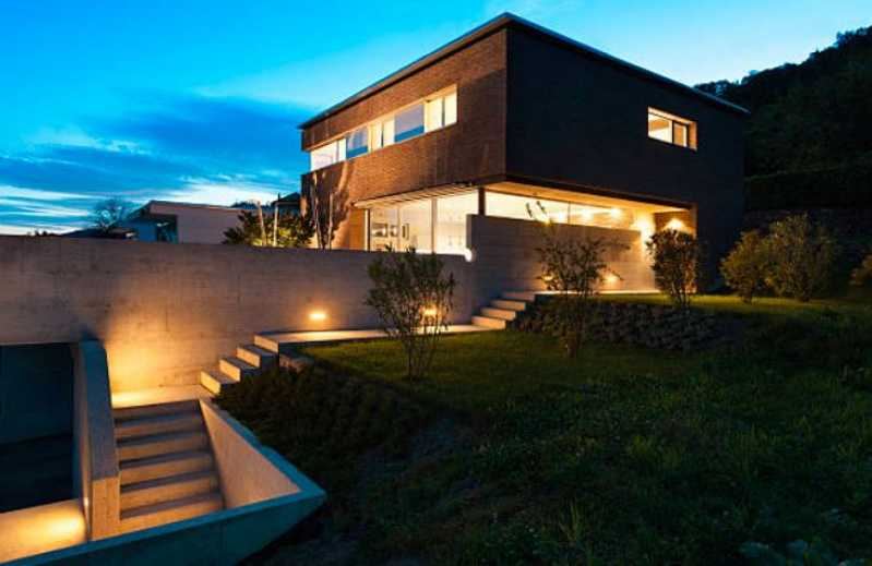 Iluminação de Fachadas de Casas Simples Taboão da Serra - Iluminação Ambientes Residenciais