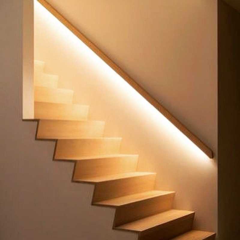 Iluminação de Led na Escada Jabaquara - Iluminação Led Residencial