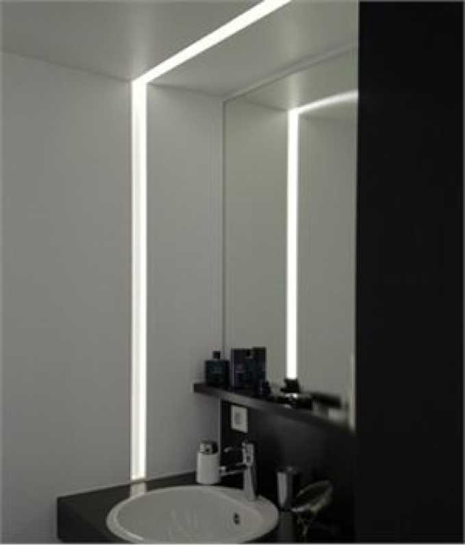 Iluminação Espelho Banheiros Jaraguá - Iluminação Banheiro Espelho