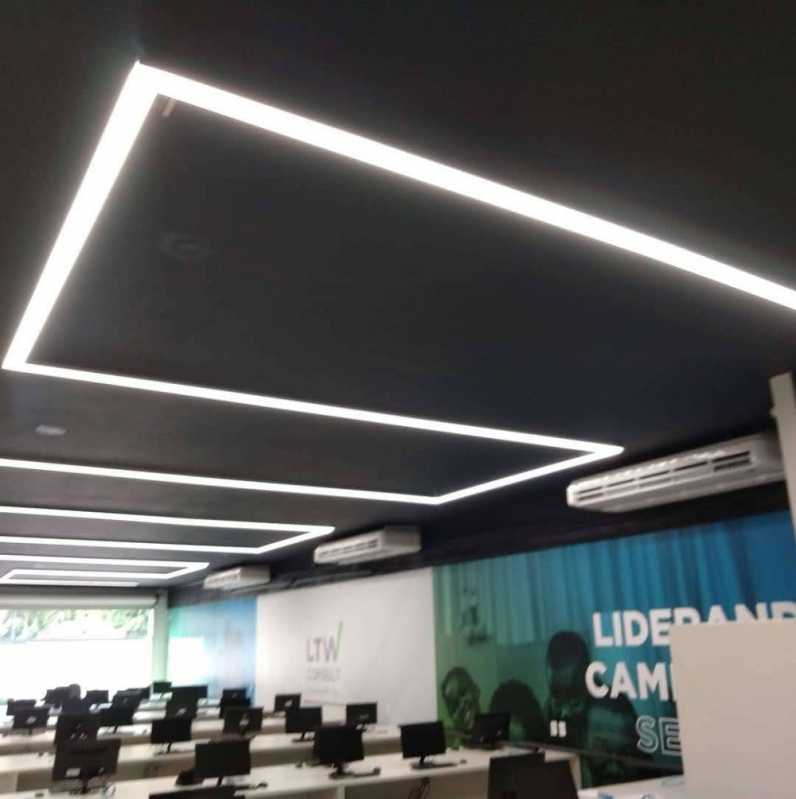 Iluminação para Fachada Comercial Instalação Vila Jaraguá - Iluminação Sala Comercial