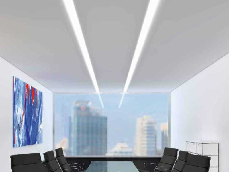 Iluminação para Sala de Empresas Jardim Bonfiglioli - Iluminação Linear para Empresas