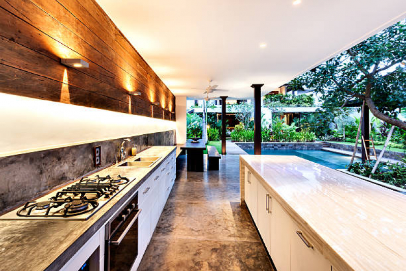 Iluminação Sala e Cozinha Integrada Valor Vila Carrão - Iluminação de Led para Cozinha
