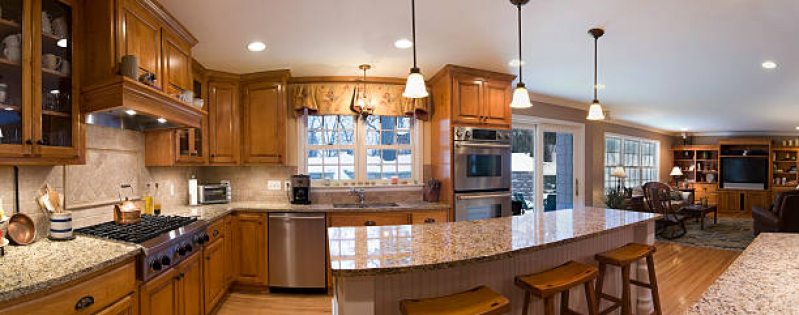 Iluminação Sala e Cozinha Integrada Alto do Pari - Iluminação de Led para Cozinha