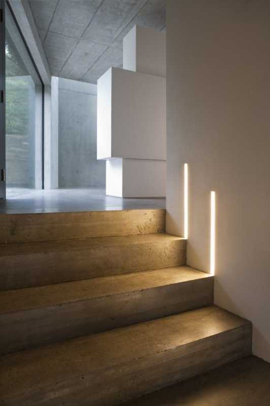 Instalação de Iluminação de Led na Escada Santo André - Iluminação Interna Residencial