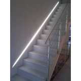 iluminação de escada com led Vila Romana