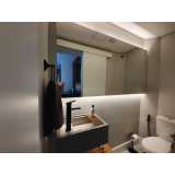 valor de iluminação banheiro espelho Casa Verde